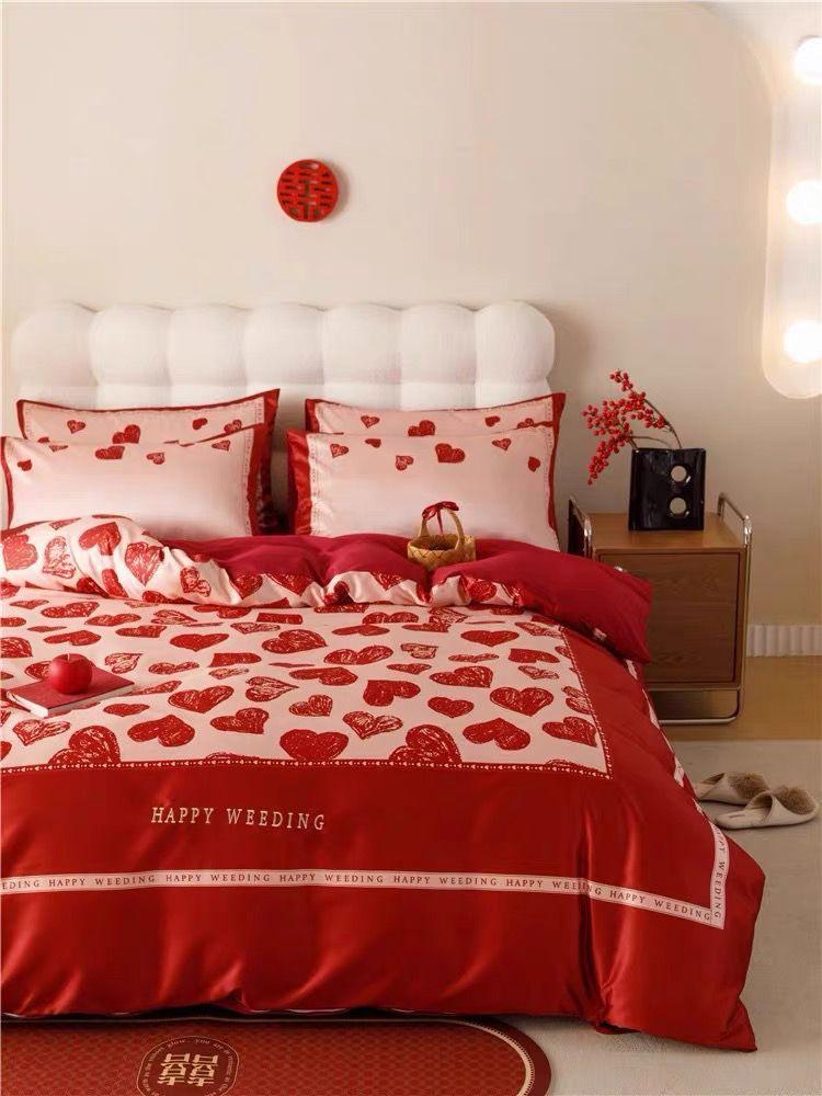 Wedding bedsheets 2024结婚床单