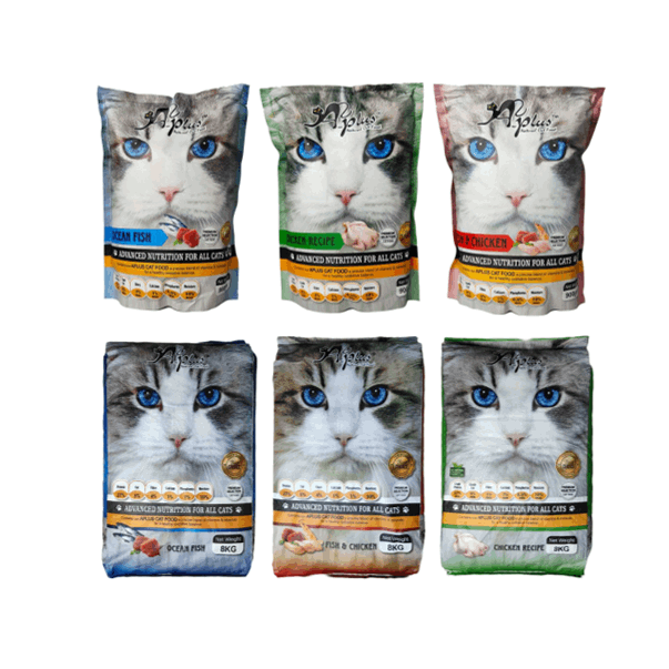APLUS Dry Cat Food 900G & 8KG
