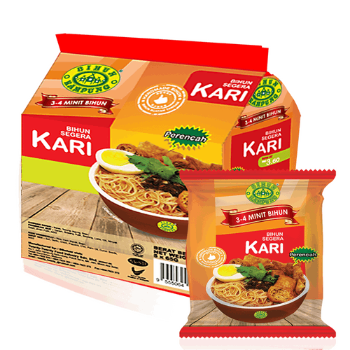 Bihun Kampung Bihun Segera Kari 5's x 65G
