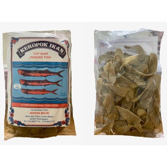 Cap Ikan Parang Tiga Keropok Ikan 150G