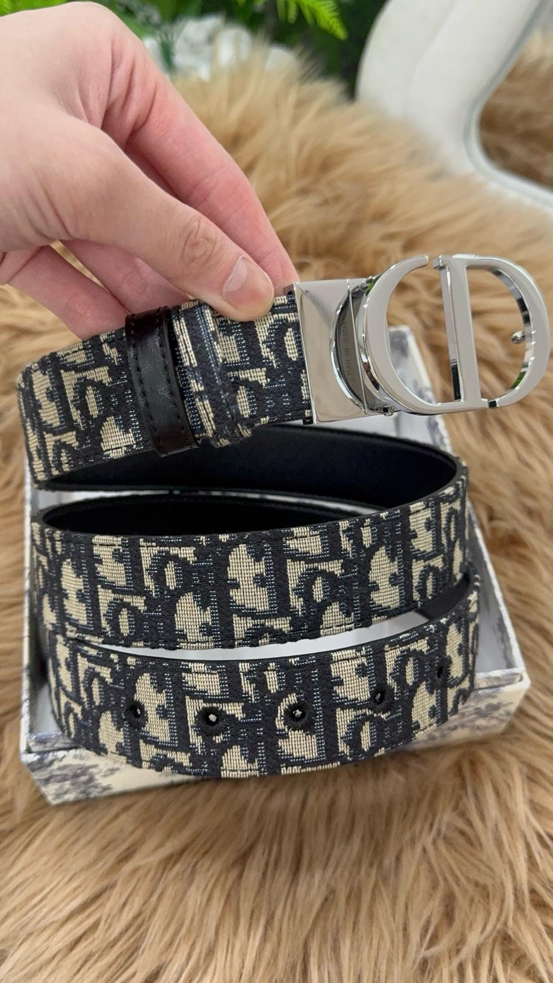 DIOR CD MEN'S BELT 35MM