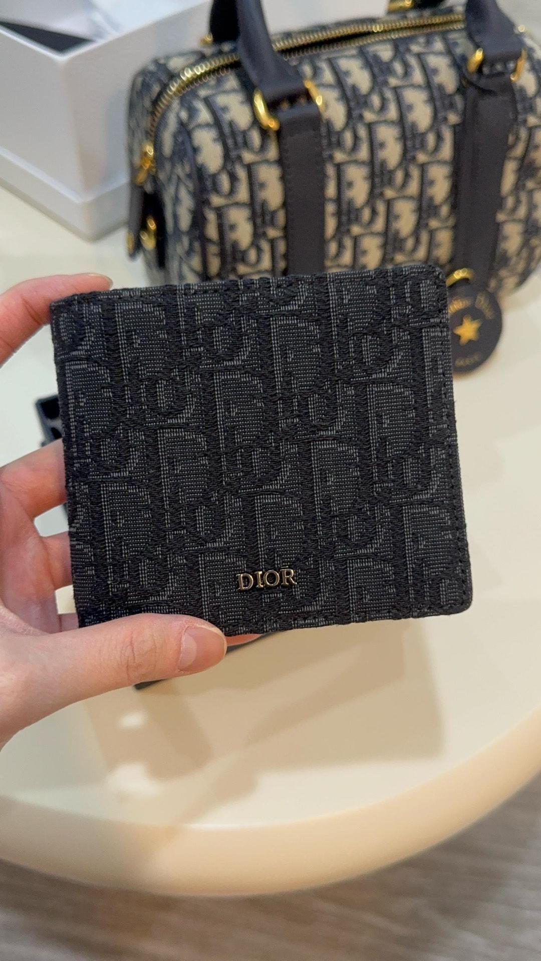 DIOR BLACK OBLIQUE JACQUARD