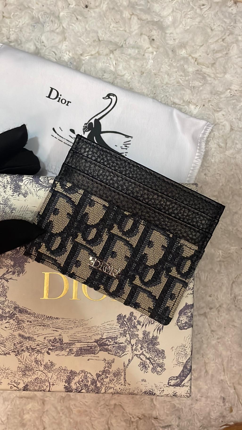 DIOR OBLIQUE CARD HOLDER 经典老花卡包