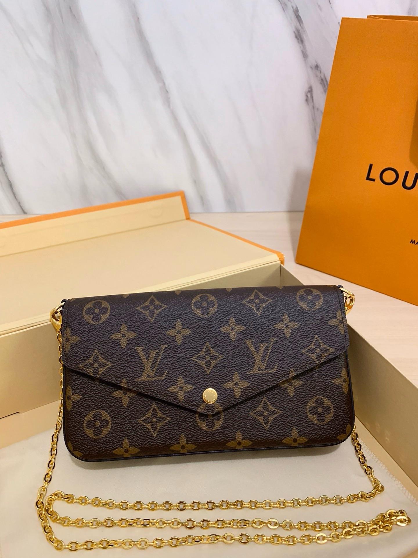 POCHETTE FELICIE BAG MONOGRAM CANVAS