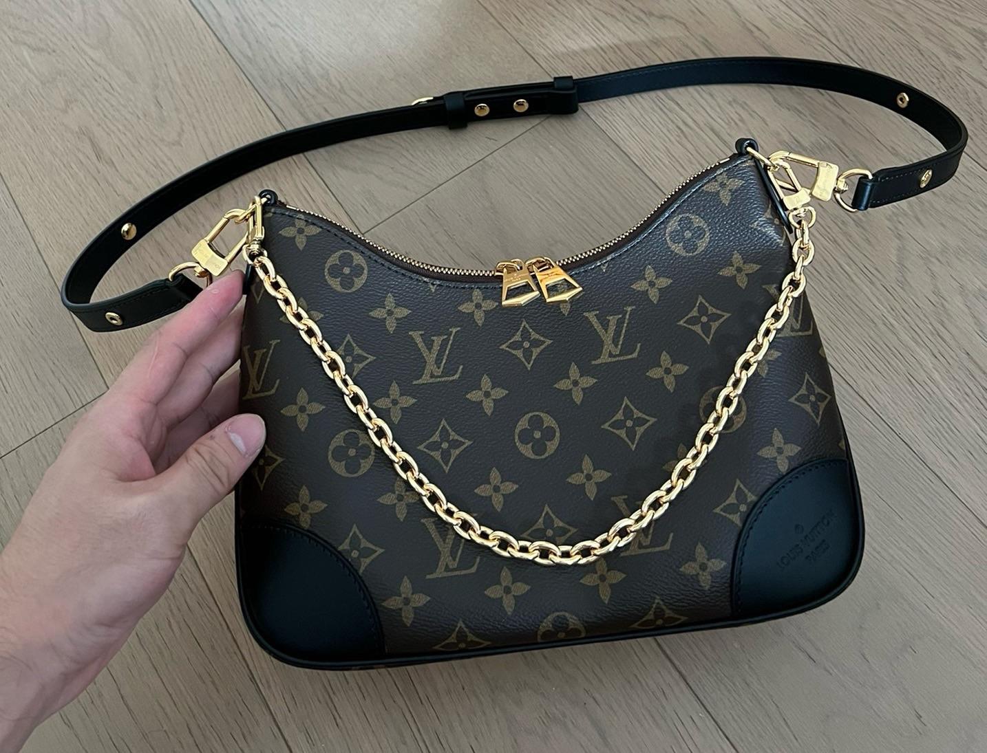 BOULOGNE BLACK 黑色牛角包