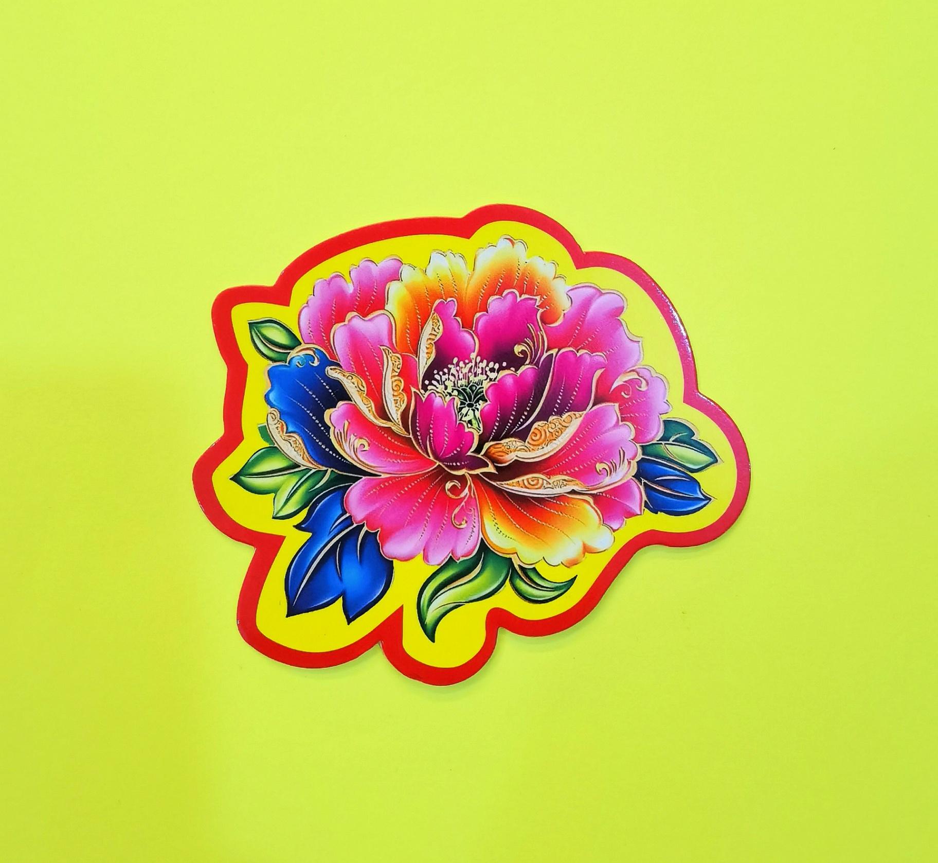 小牡丹花硬卡片