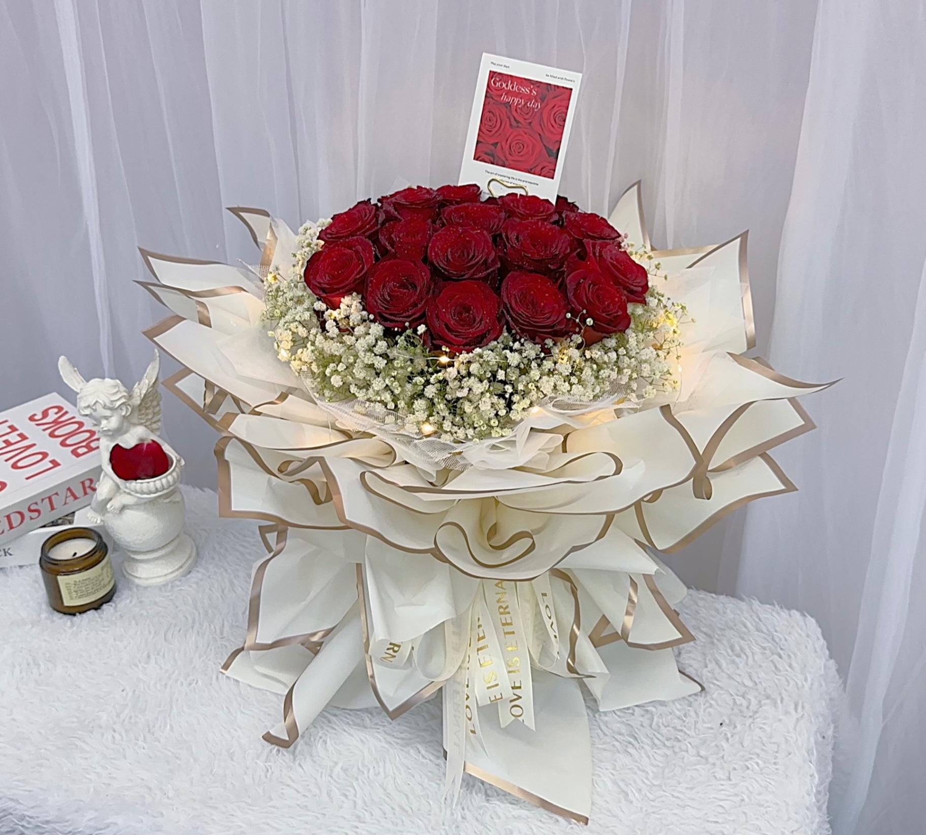 19 stalks fresh flower bouquet