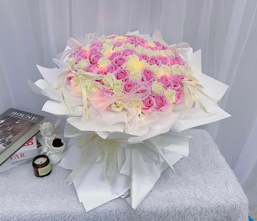 99 soap roses bouquet