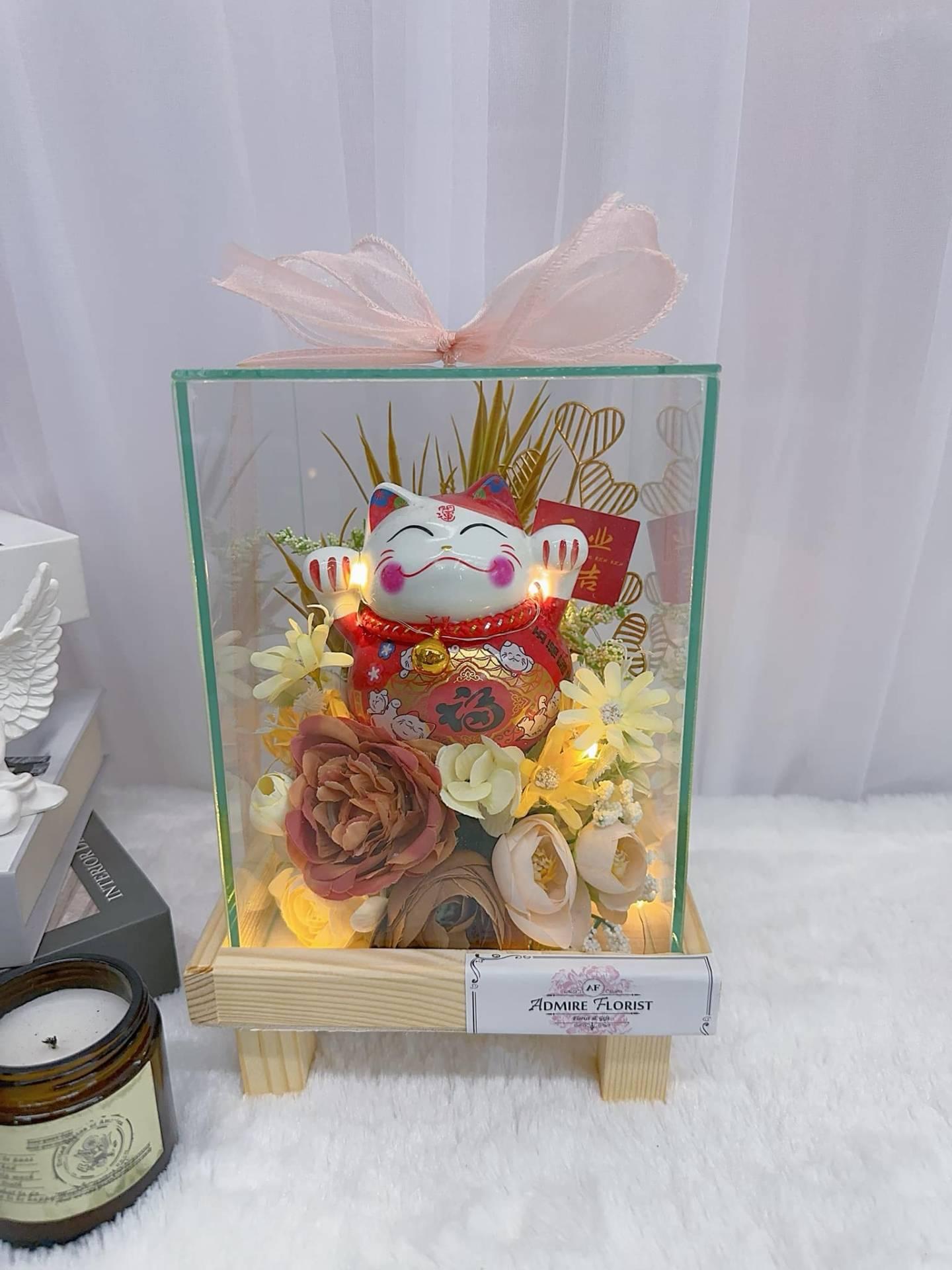 Opening Flower Box 06 ( Glass Box )