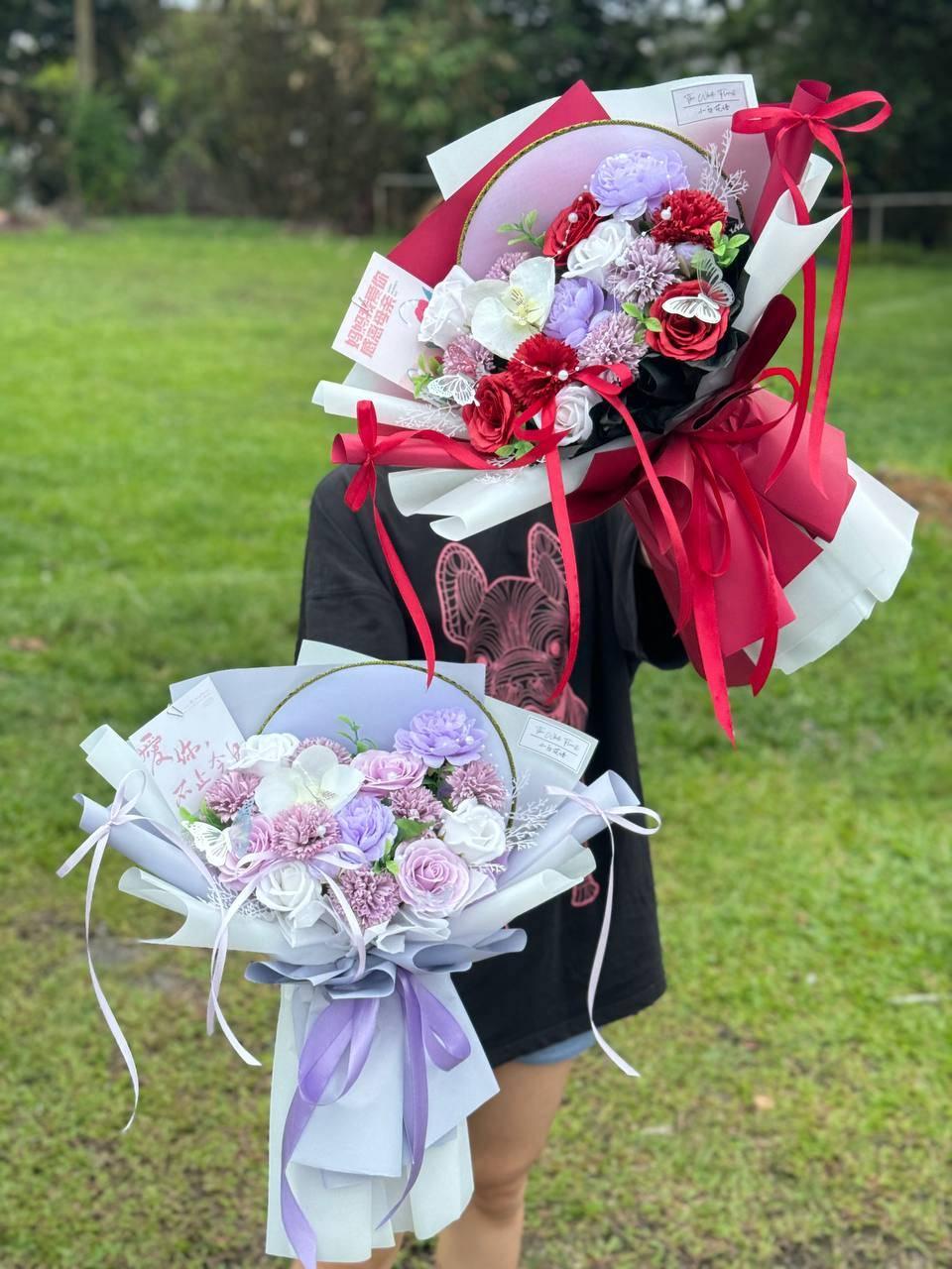 新中式团扇混搭花束 大号