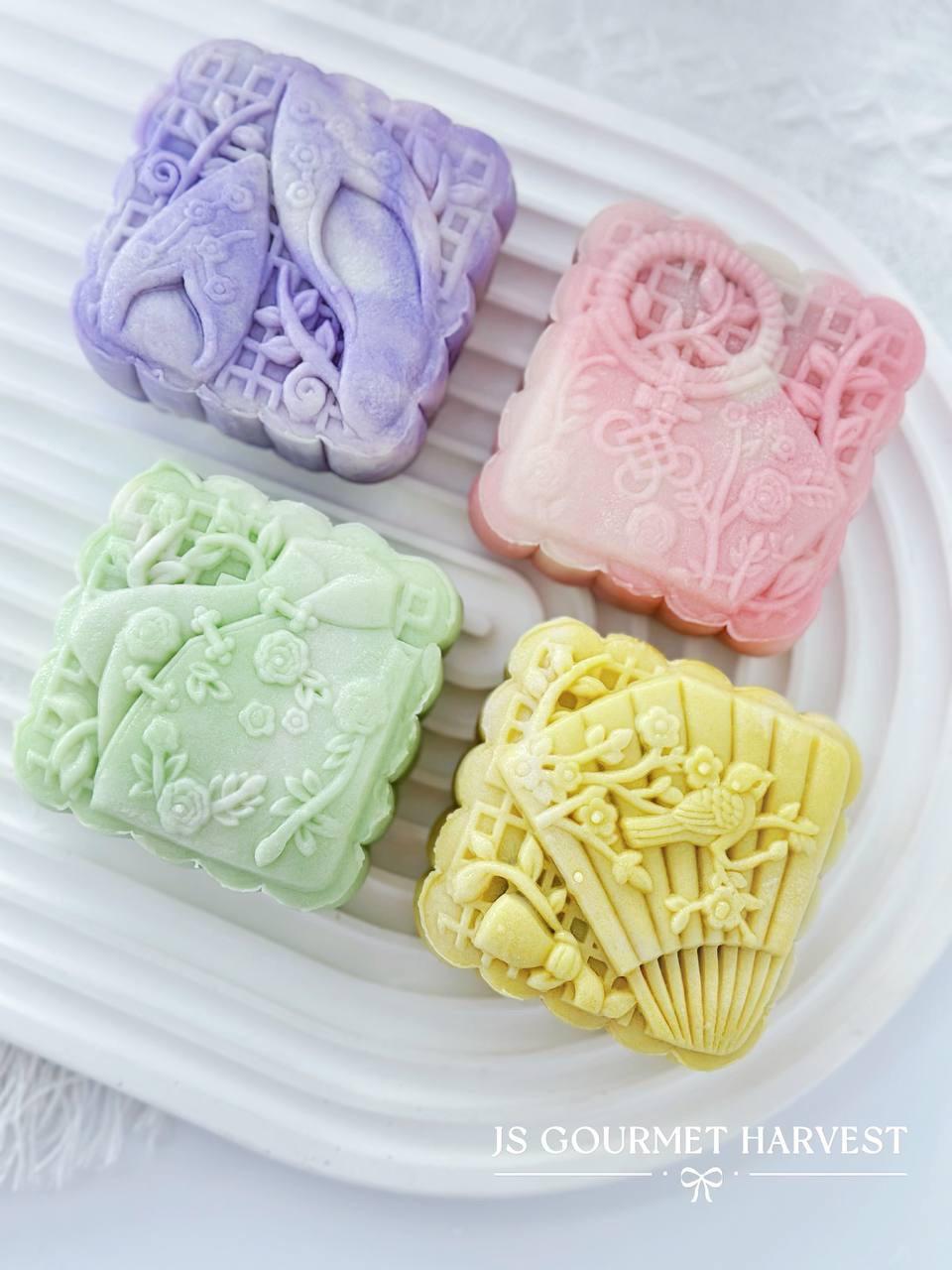 国风雪皮月饼/传统冰皮月饼