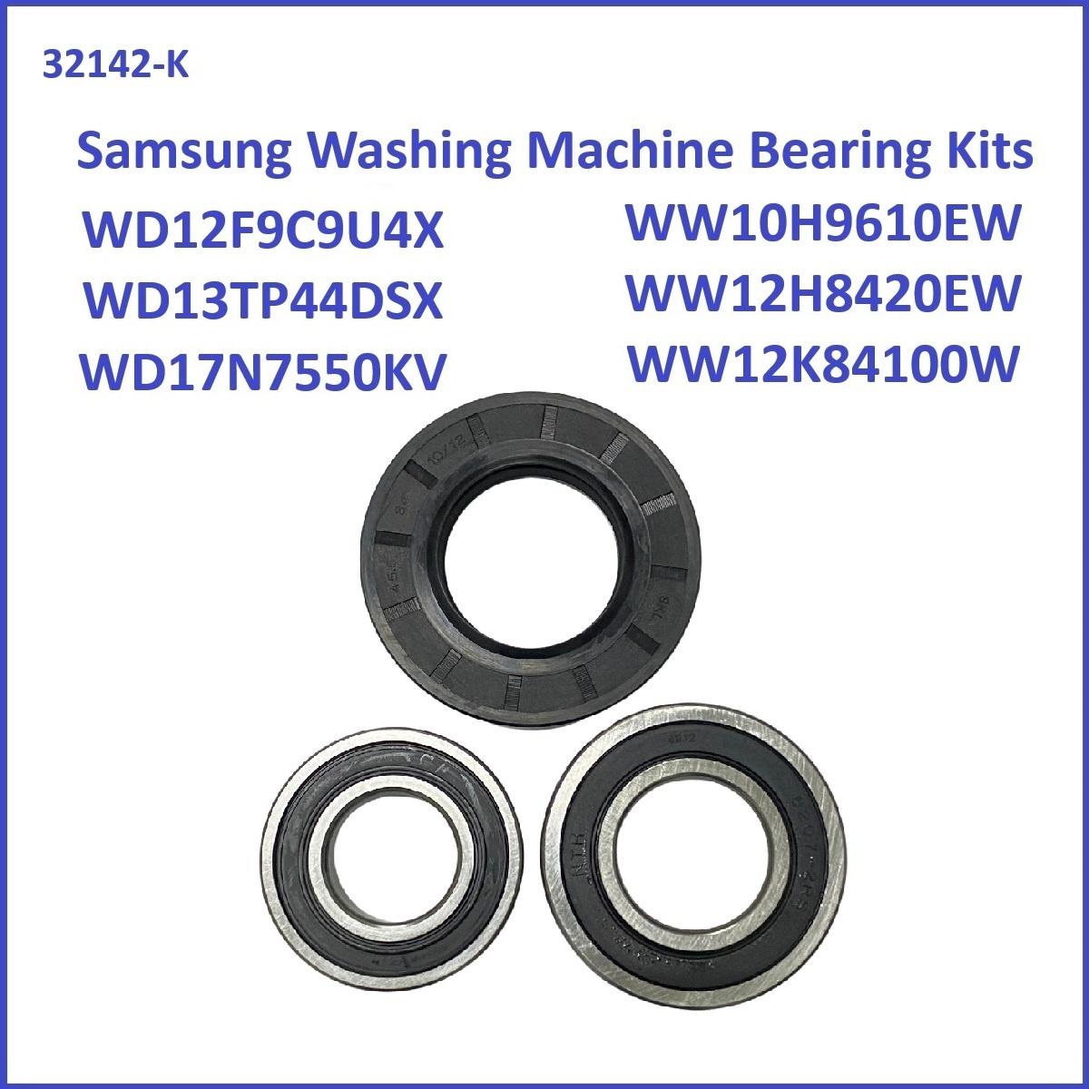 Samsung WD12F9C9U4X / WD13TP44DSX / WD17N7550KV Drum Shaft for washing machine use Bearing Kit