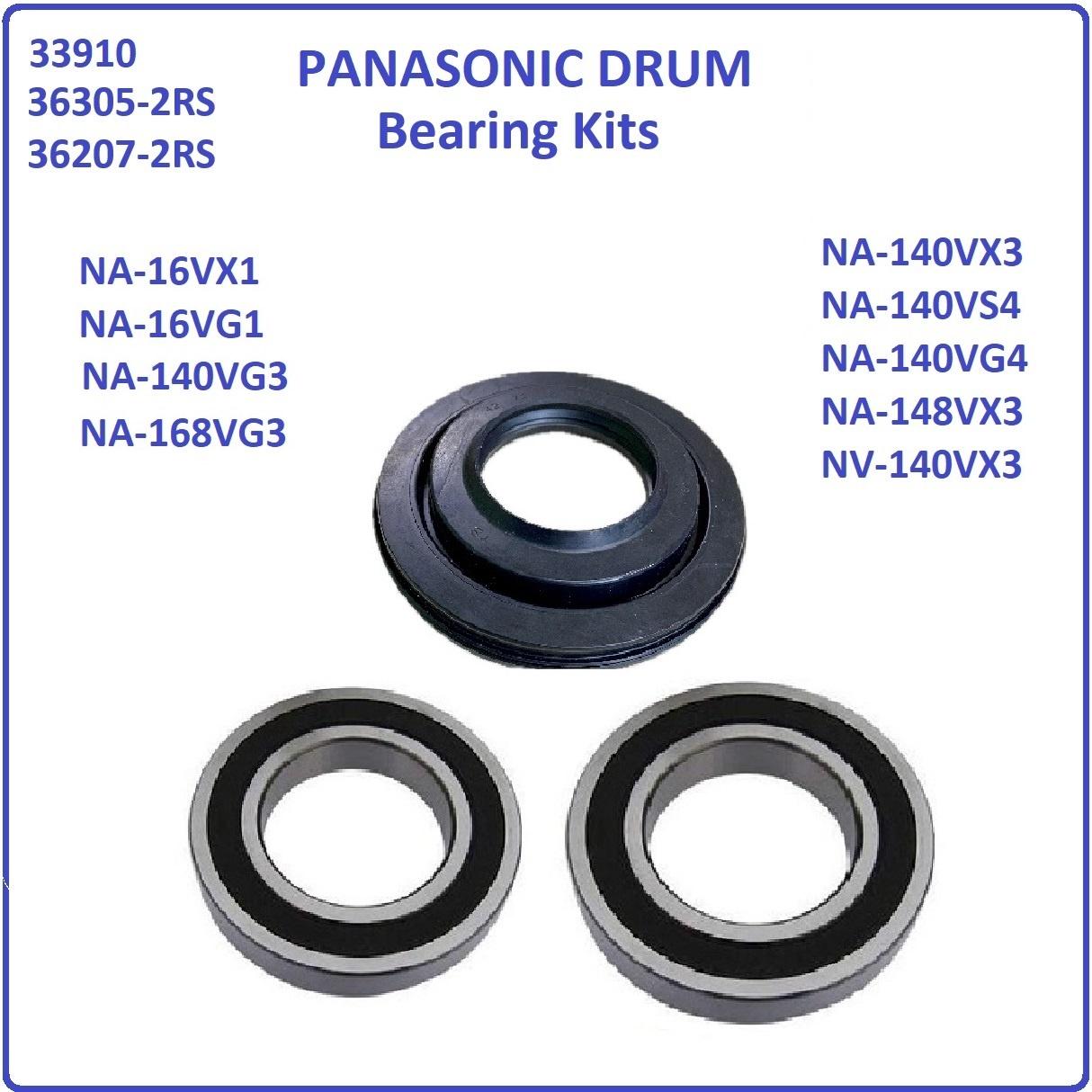 Panasonic NA-140VG3 / NA-140VG4 / NA-148VG4 / NA-16VG1 / NA-168VG3 / NA-140VX3 / NA-140VS4 Bearing Kits