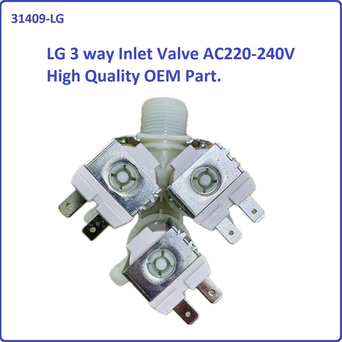 LG WD-CD914W / FC1408R4W / WD-CD1412W / WD-R1014 / WD-CD1307VM Water Inlet Valve Original