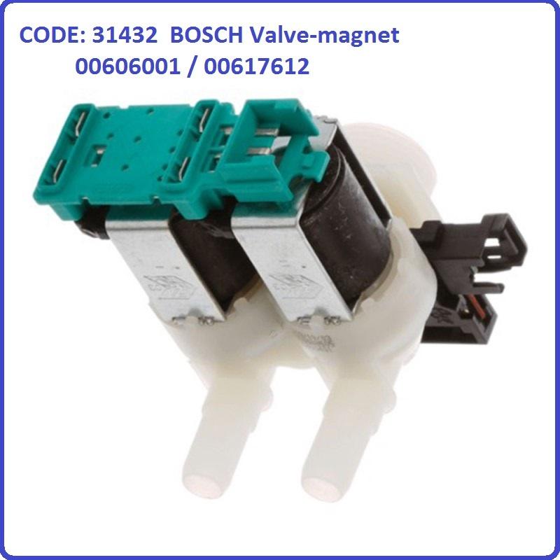 Bosch WAT24480SG / WAT28482SG-01 / WAU28460MY / WAW28440SG/09 / WAX32M40SG-01 Inlet Valve / Valve magnet