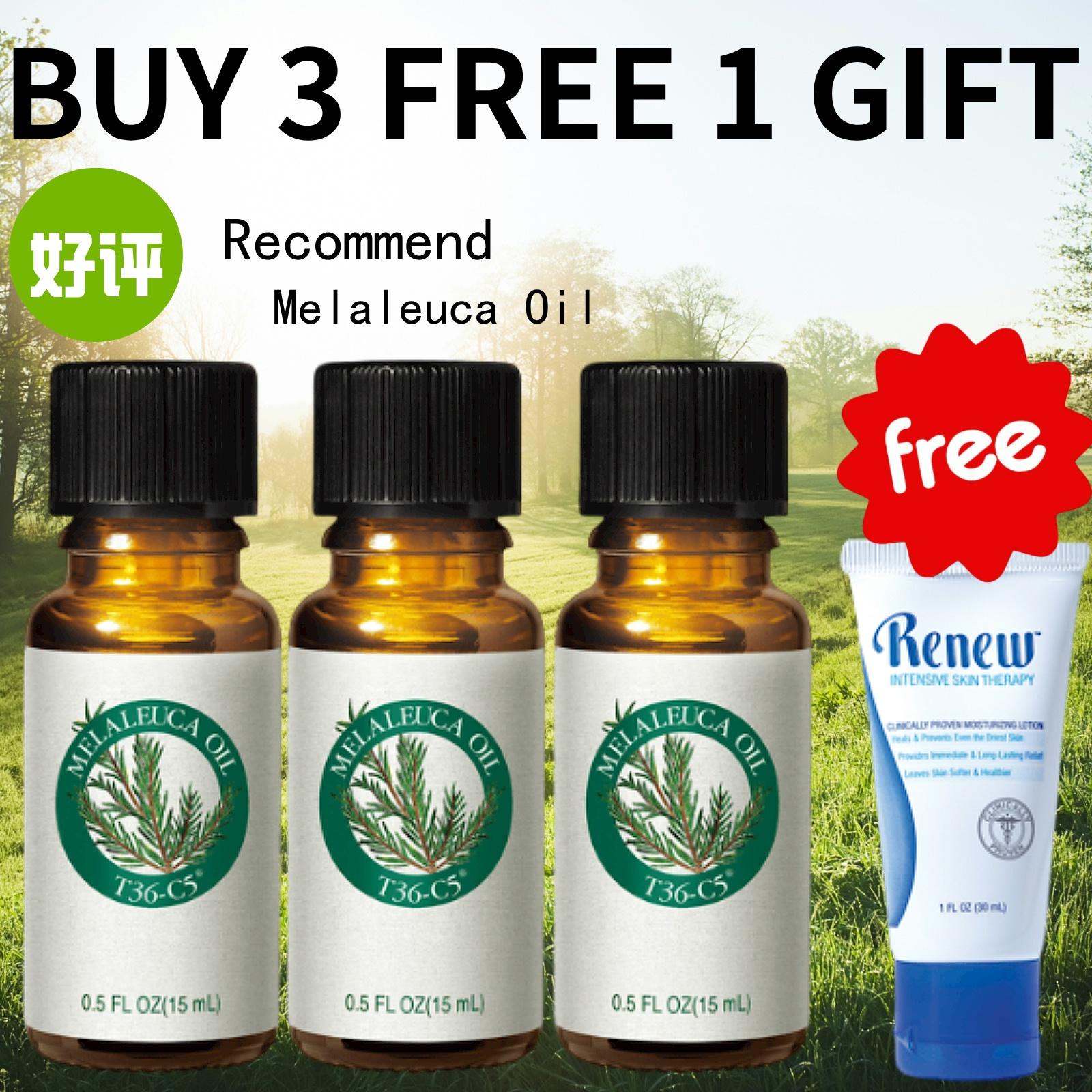 <BUY 3 FREE 1 RENEW LOTION 30ML>  T36-C5 Melaleuca Oil 15mL Item: 3650 X 3 FREE 30ML
