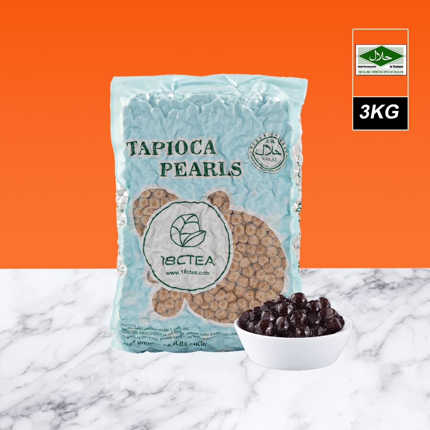 18CTEA TAPIOCA PEARL(BLACK) BIG 3KG 黑糖粉圓
