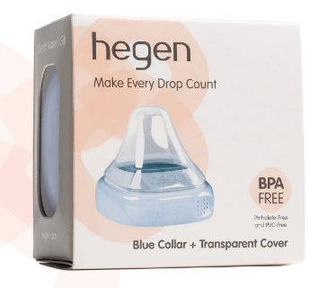 Hegen PCTO collar & transparent cover blue