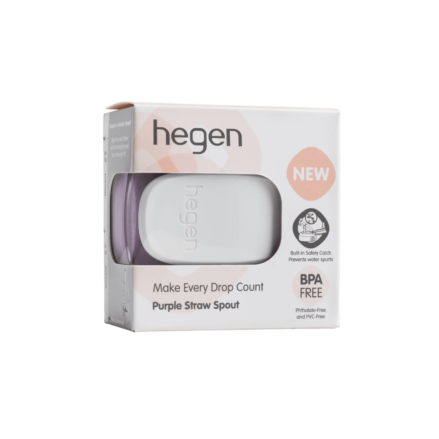 Hegen PCTO straw spout - purple