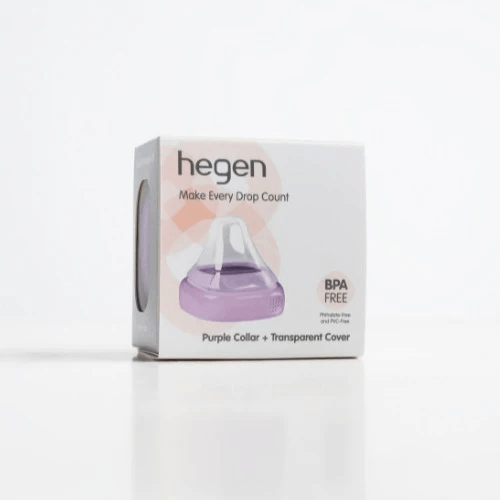 Hegen PCTO collar & transparent cover purple