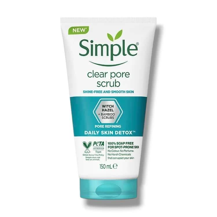Simple Daily Skin Detox Clear Pore Scrub 150ml