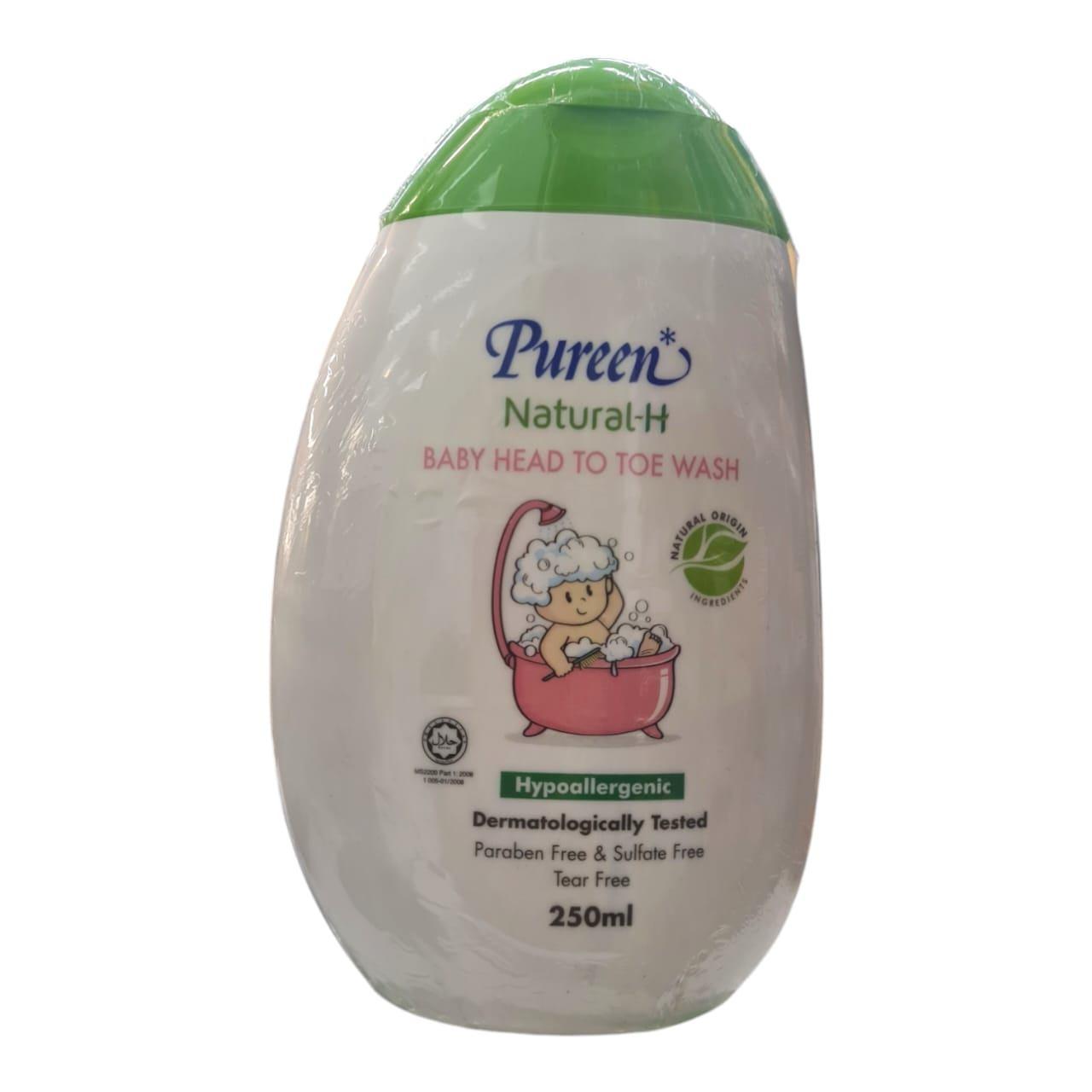 Pureen Natural-H Baby Head To Toe Wash 250ml