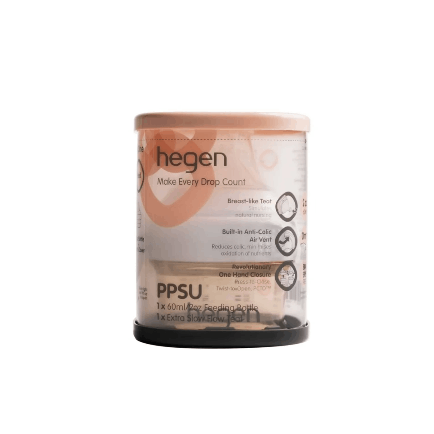 Hegen PCTO 60ml 2oz feeding bottle PPSU