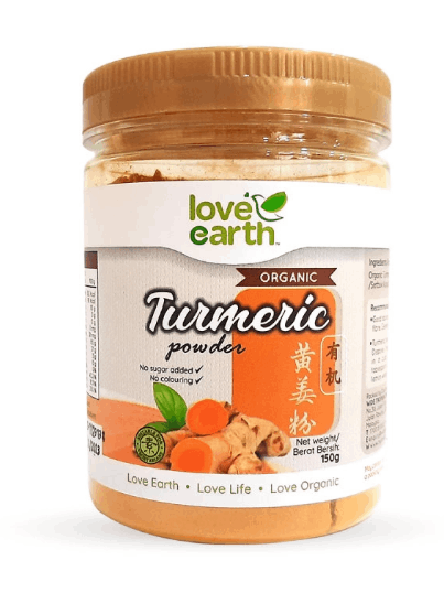 Love earth organic tumeric powder 150g