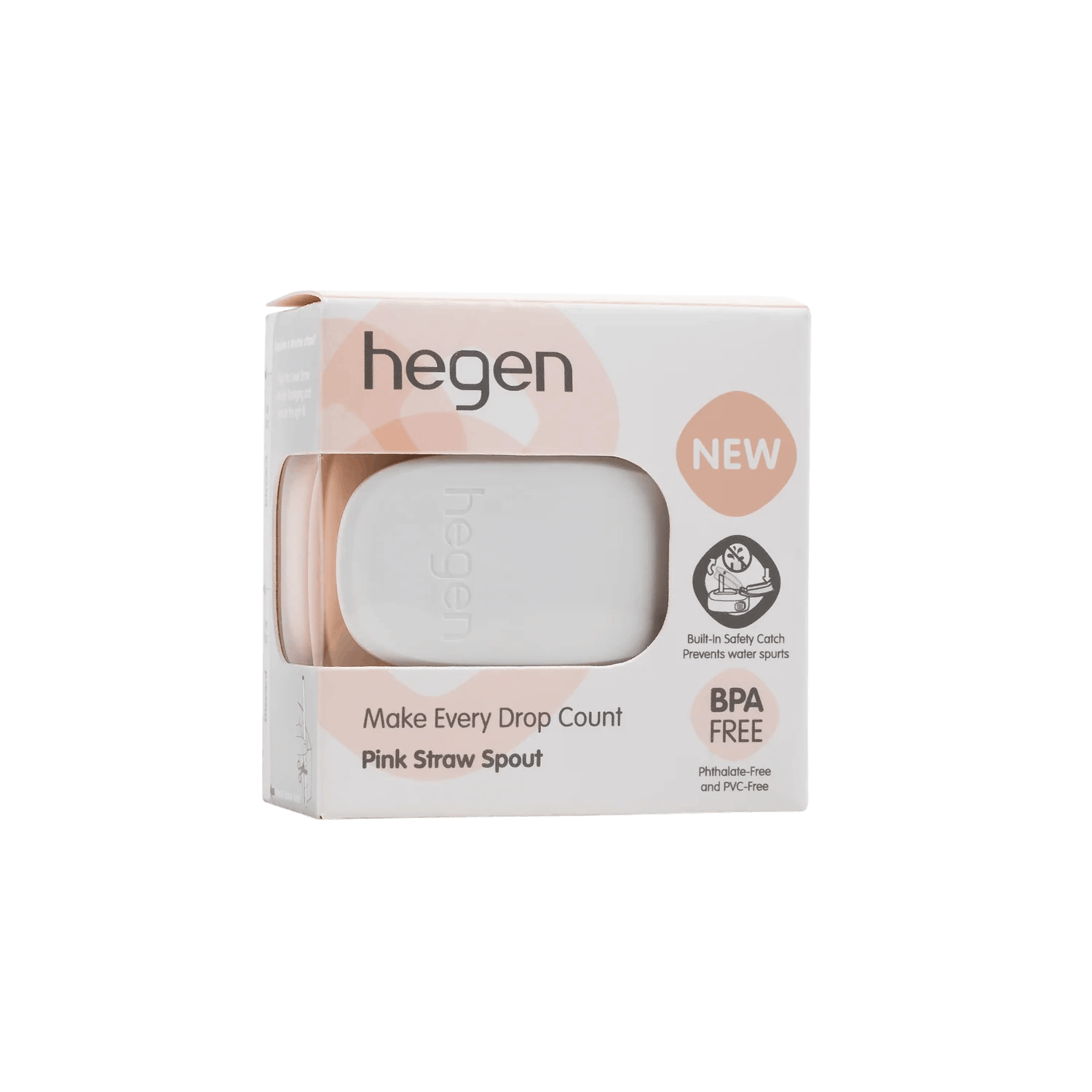 Hegen PCTO straw spout - pink