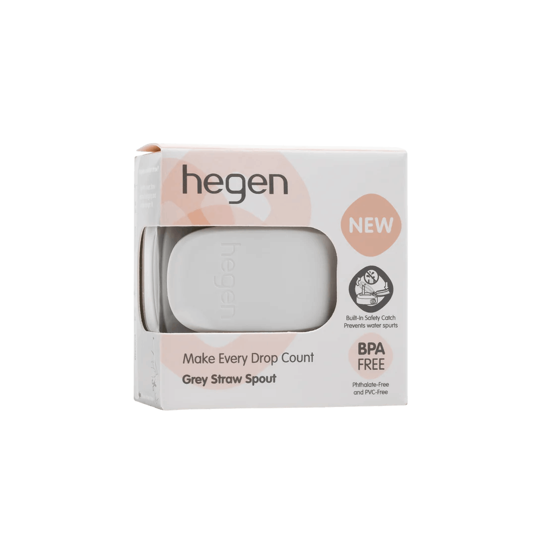 Hegen PCTO straw spout - grey