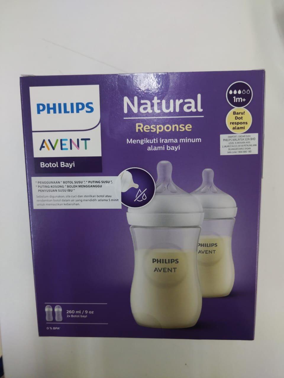 Avent Natural Response Twin Pack 260ml