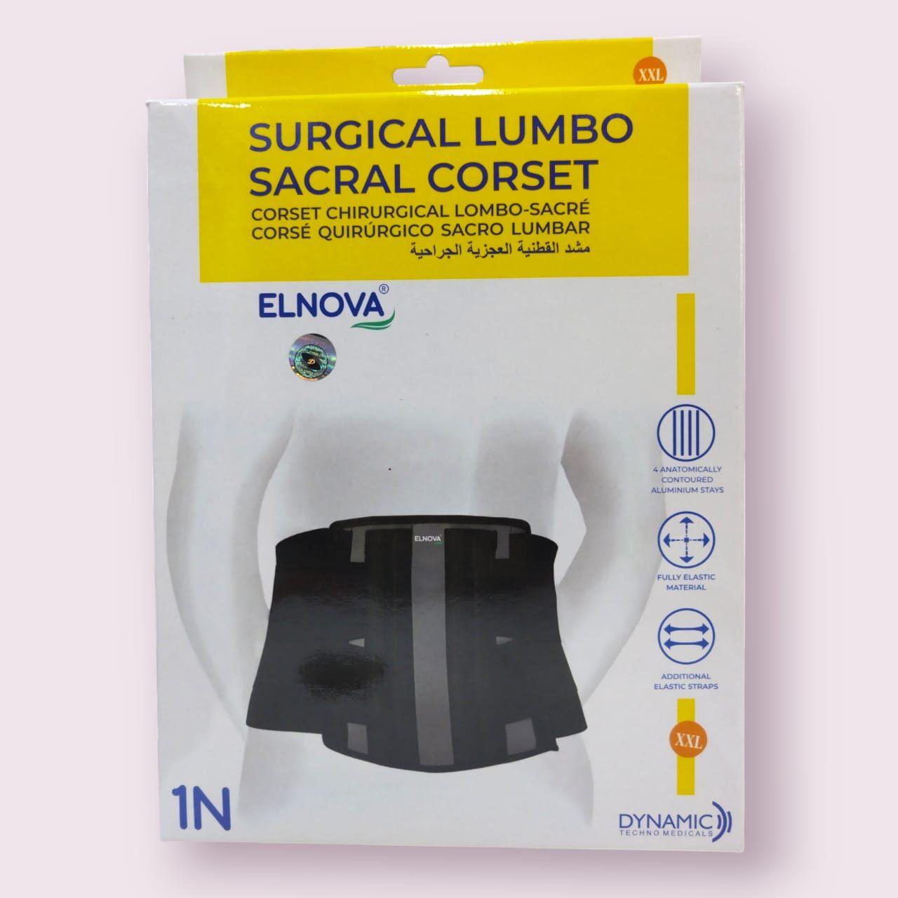 Elnova Surgical Lumbo Sacral Corset S,M,L,XL,XXL,XXXL