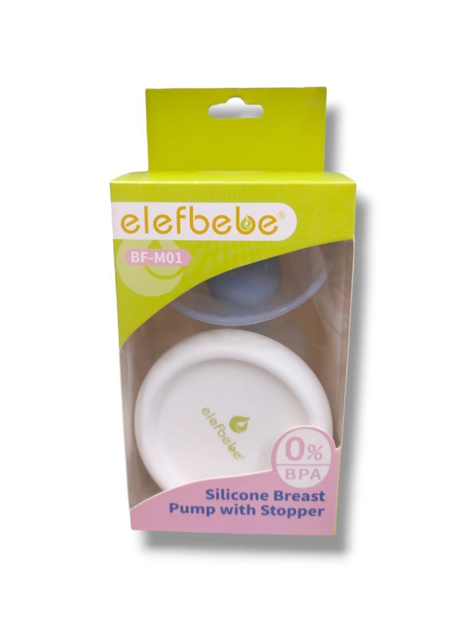 Elefbebe Silicone Breast Pump with Stopper
