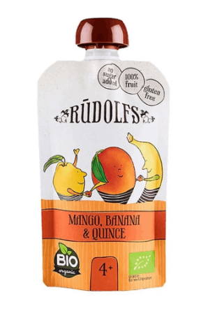 Rudolfs mango, banana, quince 110g