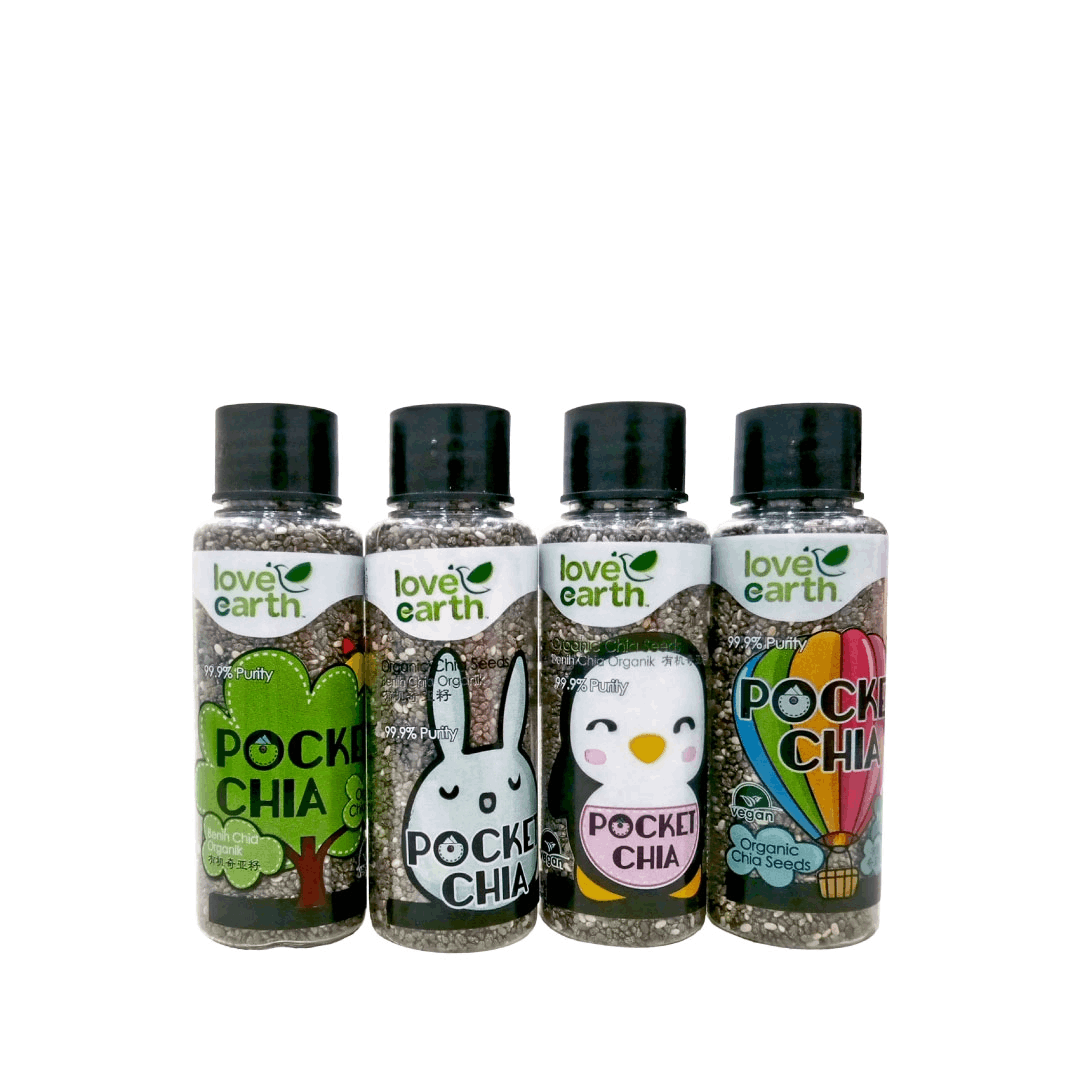 Love Earth Pocket Chia Seeds 28G 4'S