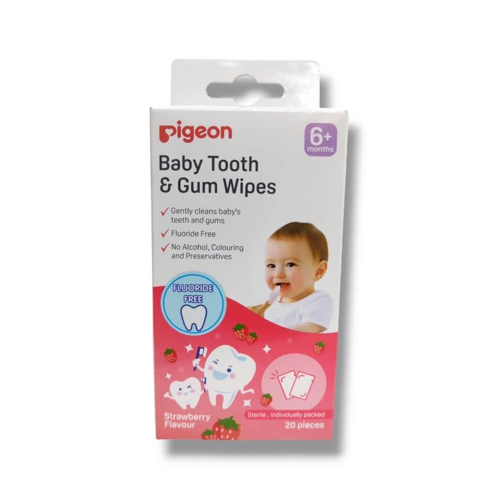 Pigeon Baby Tooth & Gum Wipes Strawberry 20pcs 79823