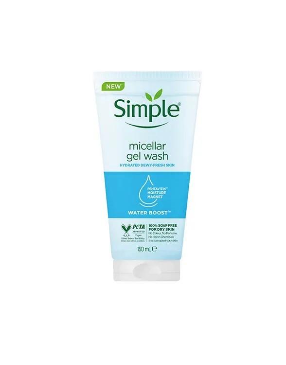 Simple Water Boost Micellar Facial Gel Wash 150ml