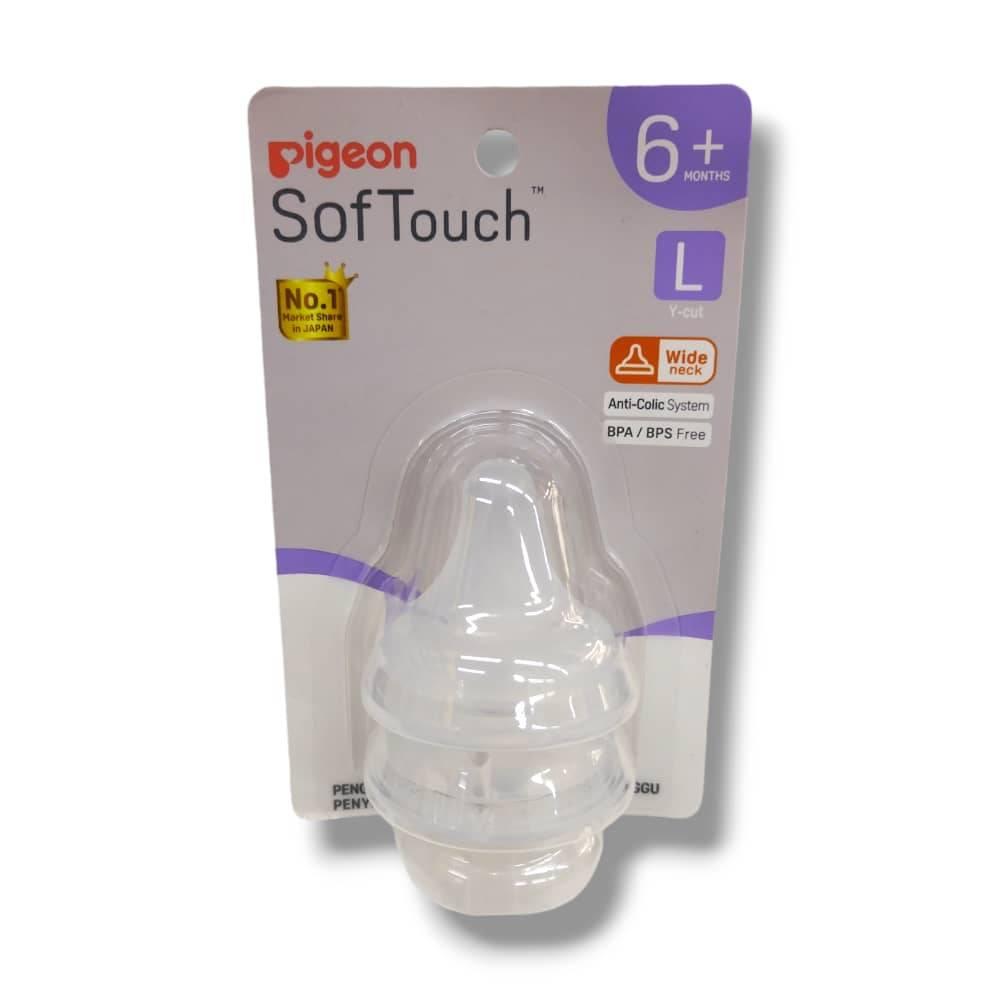 Pigeon Soft Touch Latch On Teat (L) 2pcs 79663