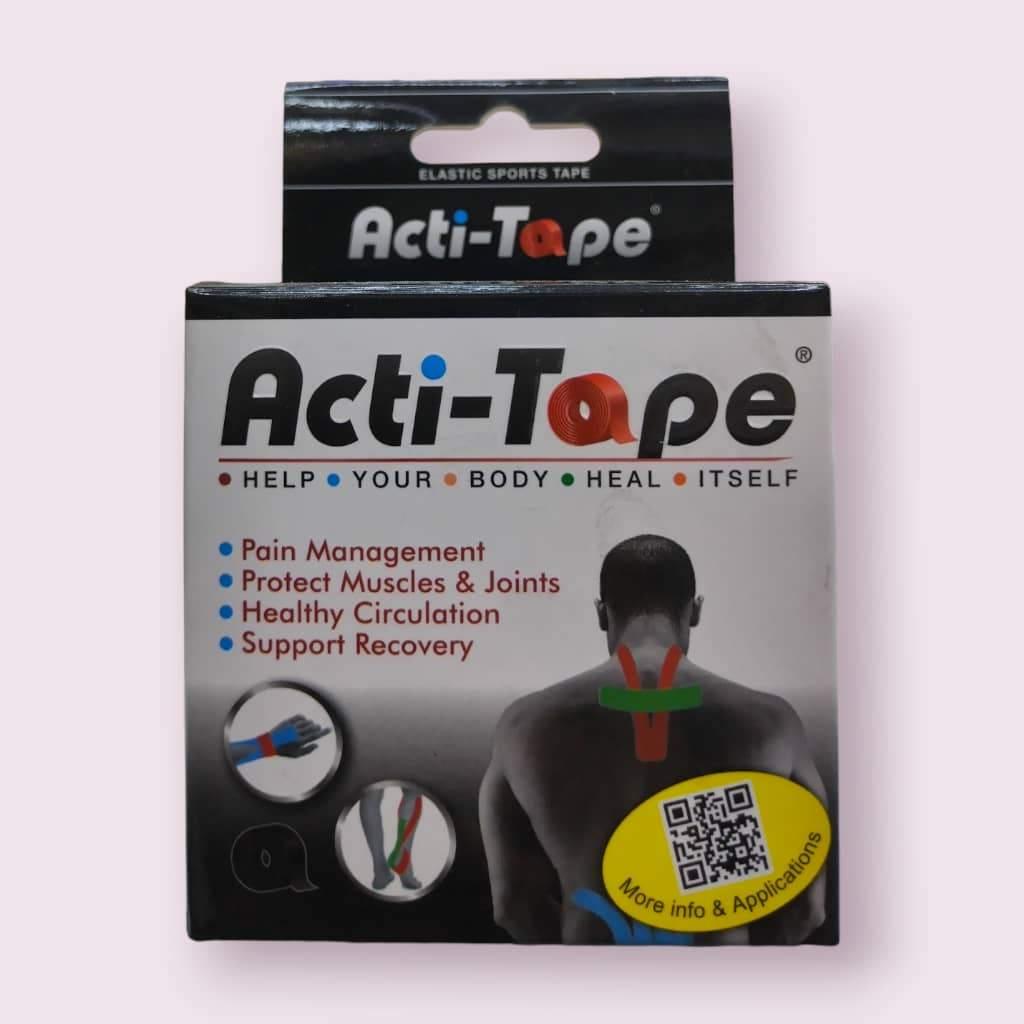 Acti-Tape Black 5cm x 5cm