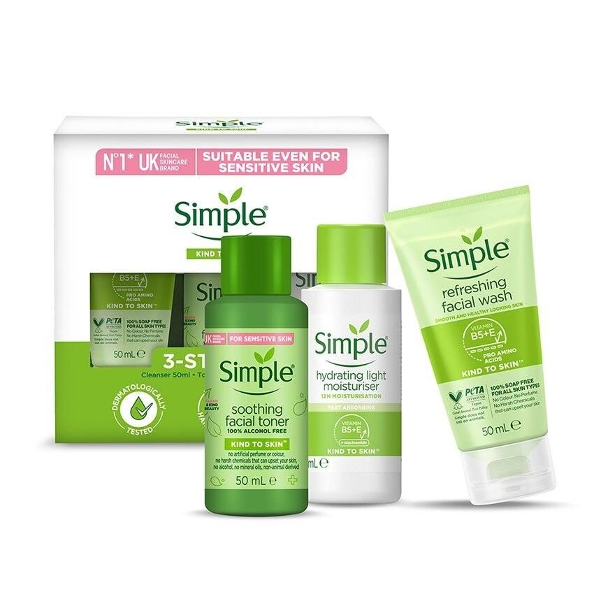 Simple Kind To Skin Refreshing 3 Step Kit