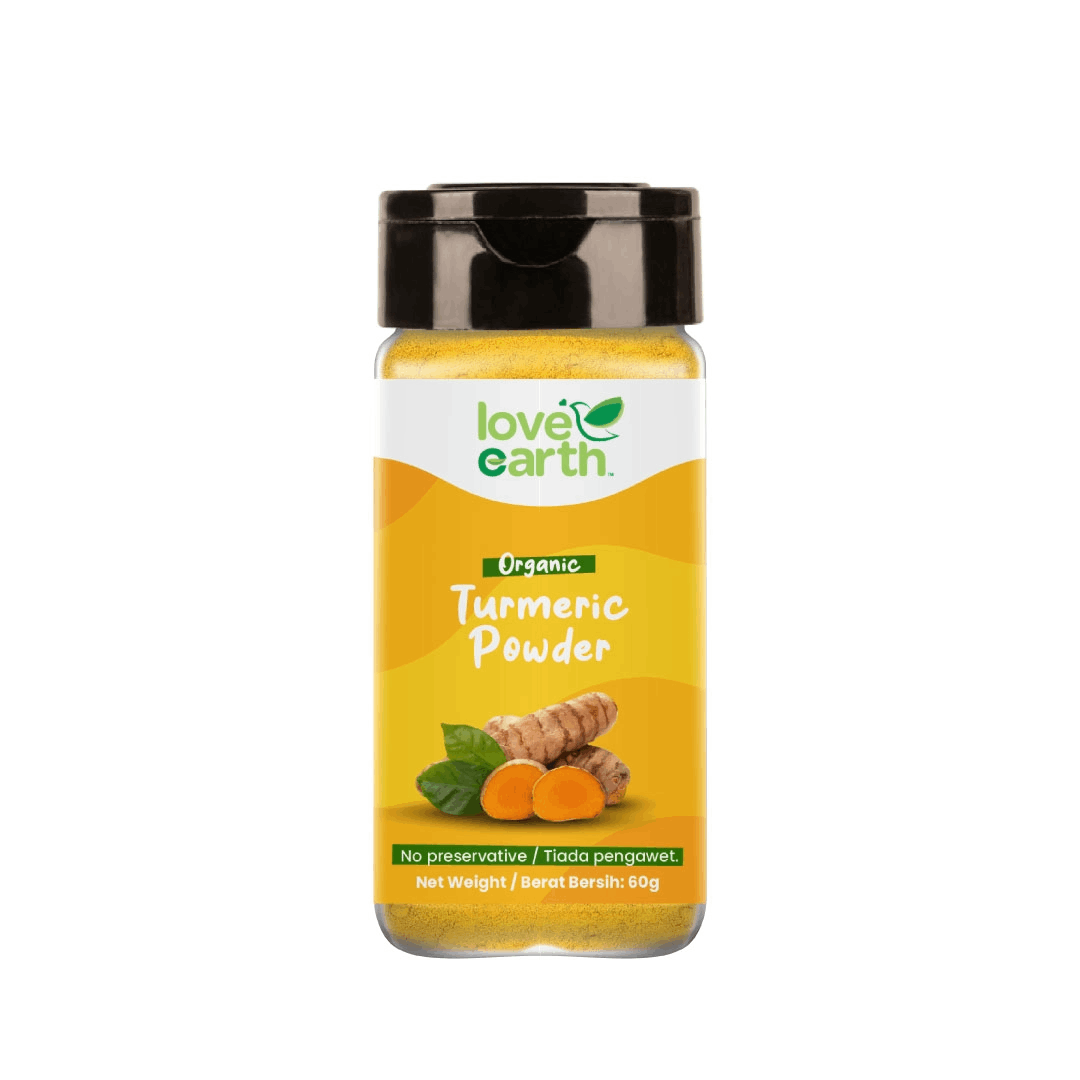 Love earth organic tumeric powder 60g