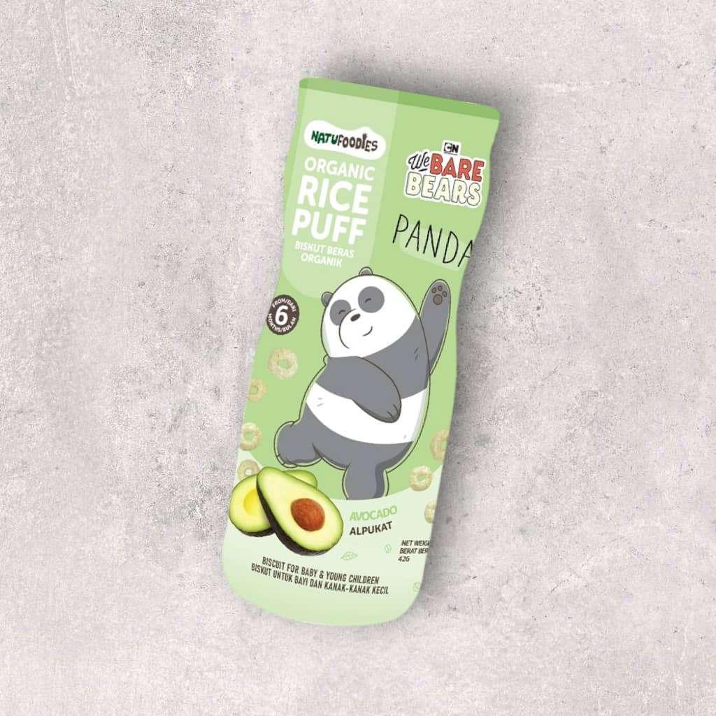 Natufoodies Organic Rice Puff Avocado 42g