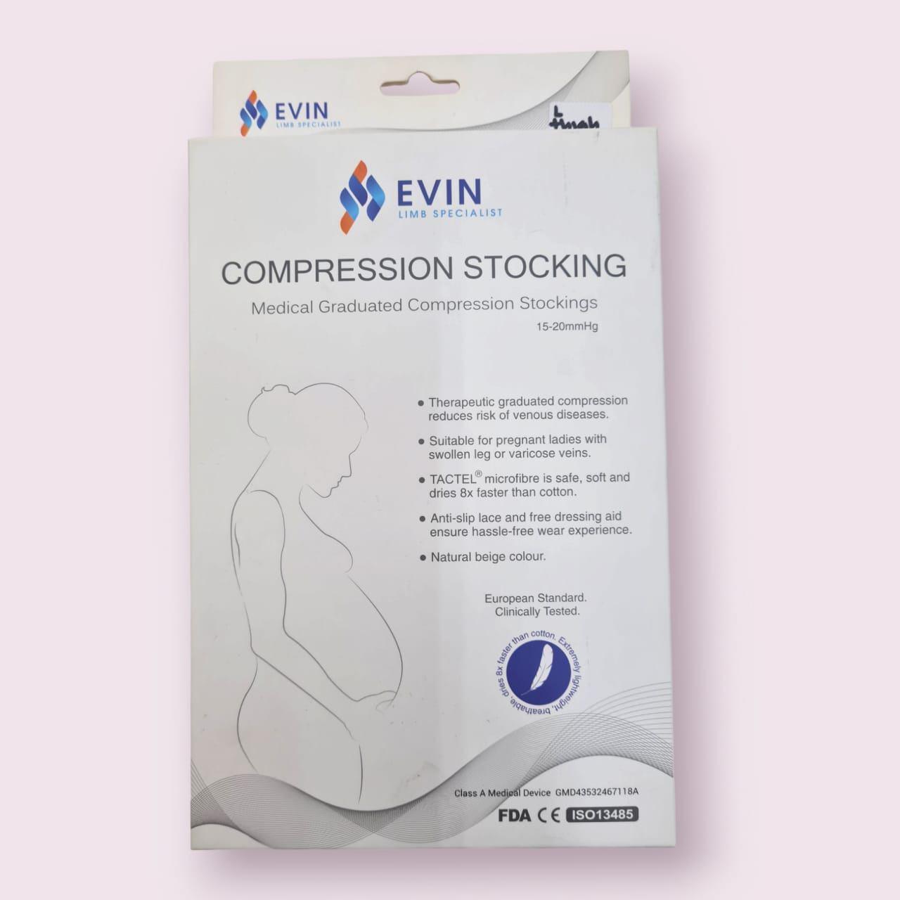 Evin Compression Thigh Stocking 15-20mmhg L