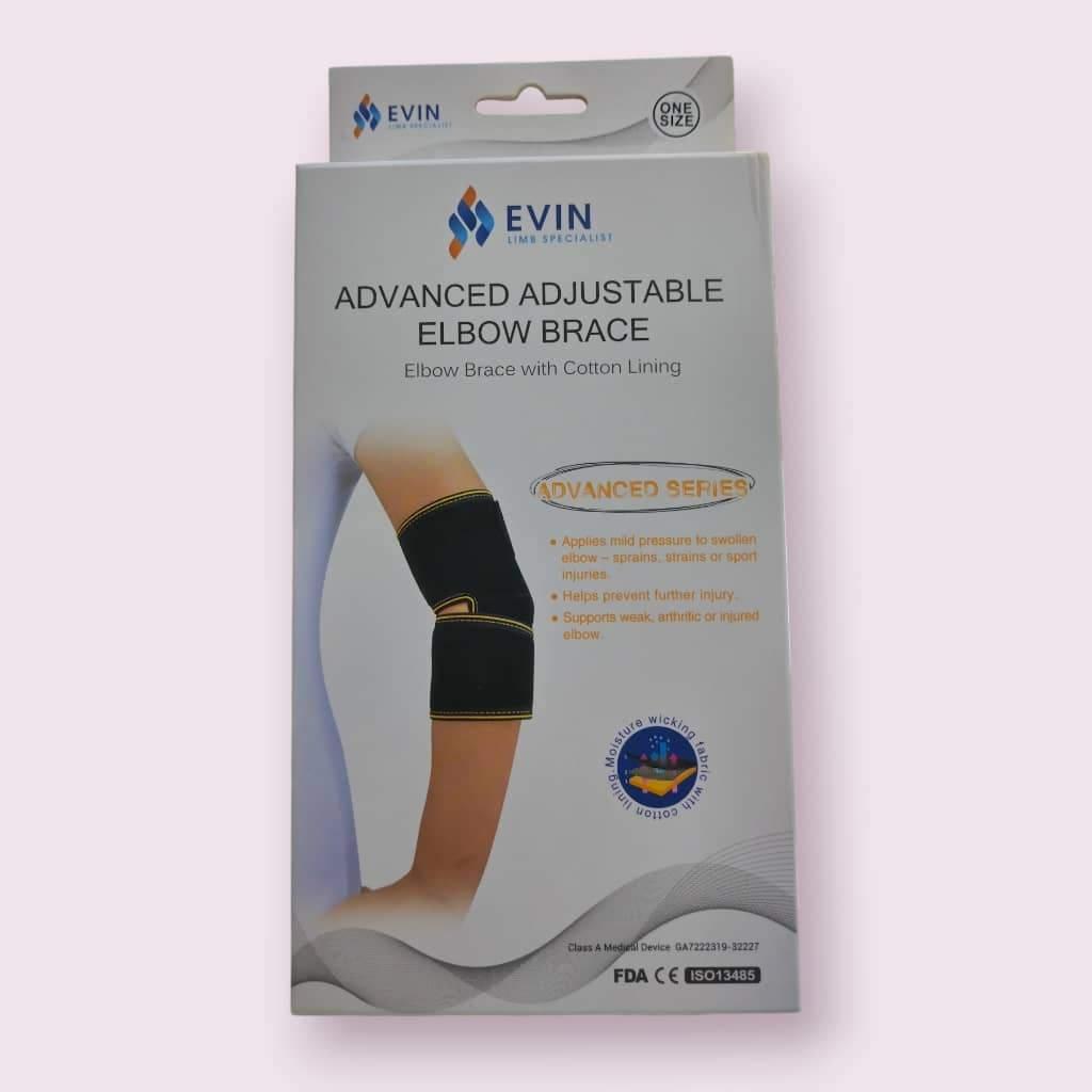 Evin Advanced Adjustable Elbow Brace w Cotton Lining