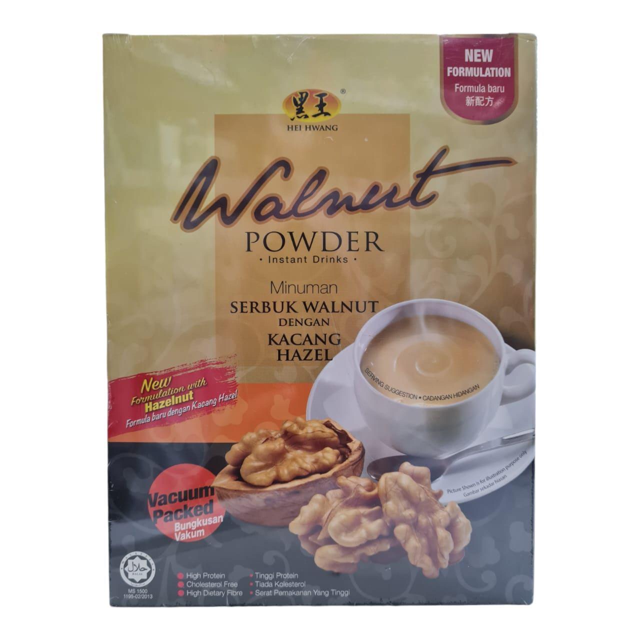 Hei Hwang Natural Walnuts with Hazelnut Powder 225g x 2bags