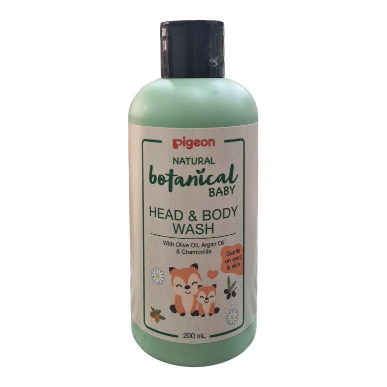 Pigeon Natural Botanical Baby Head & Body Wash 200ml