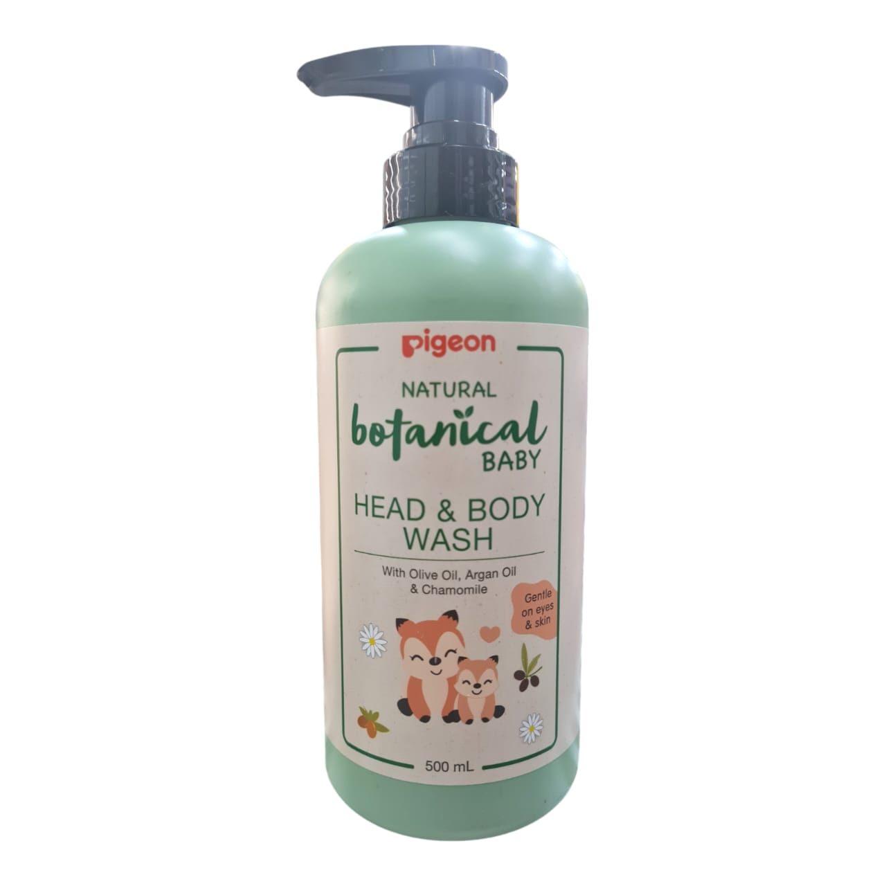 Pigeon Natural Botanical Baby Head & Body Wash 500ml