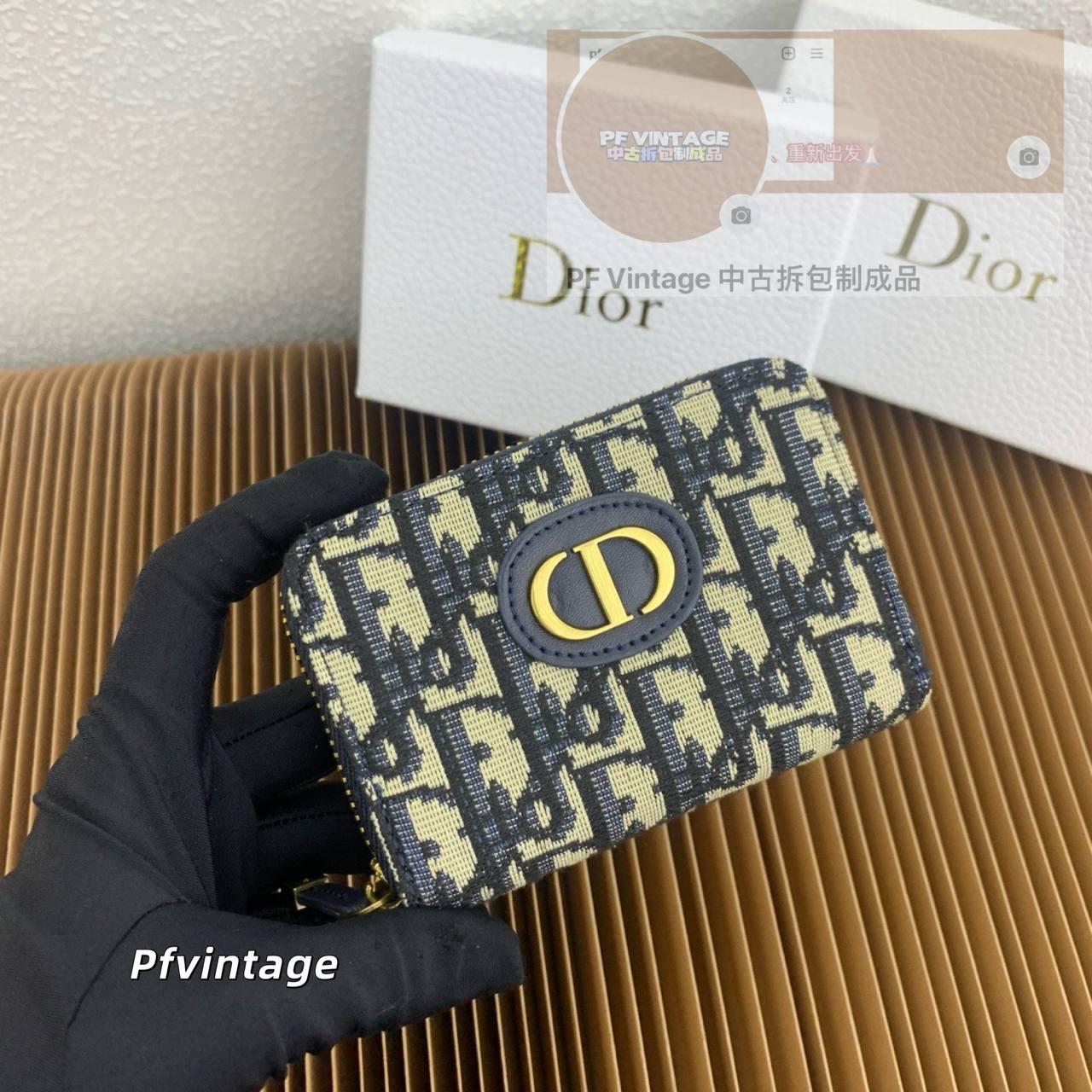 Dior拉链钱包