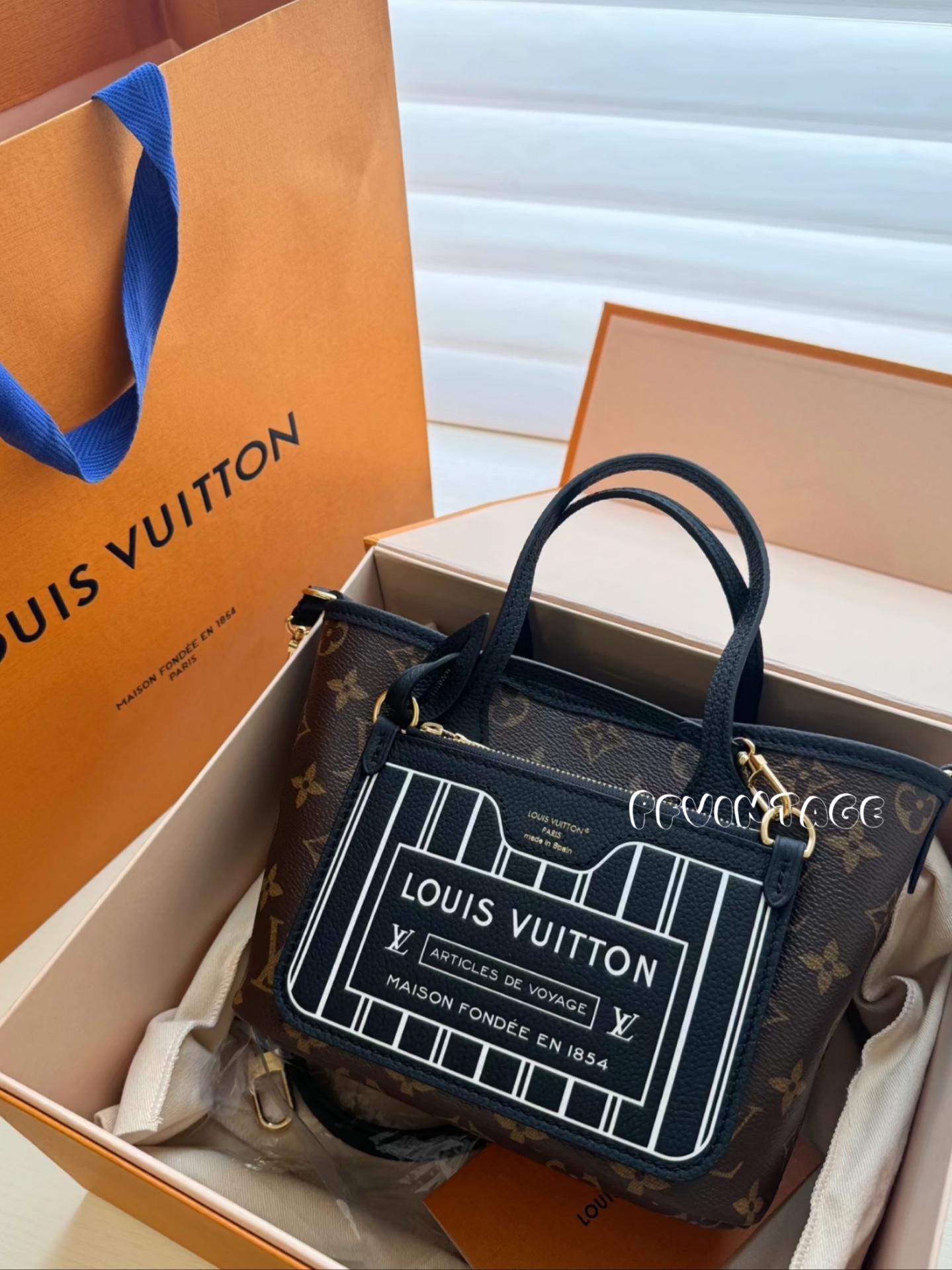 Lv Neverfull BB 双面款