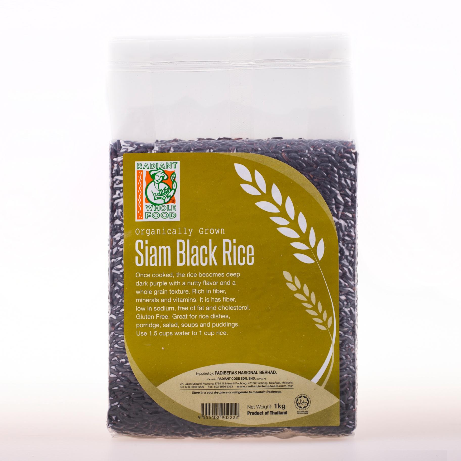 Siam Black Rice, org